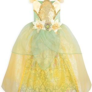 Disney Tiana Costume for Kids – The Princess and The Frog - Multicolored